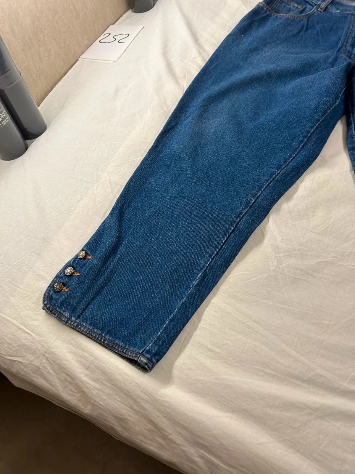 Navy blue straight leg jeans by Blancheporte size 48 – photo 5